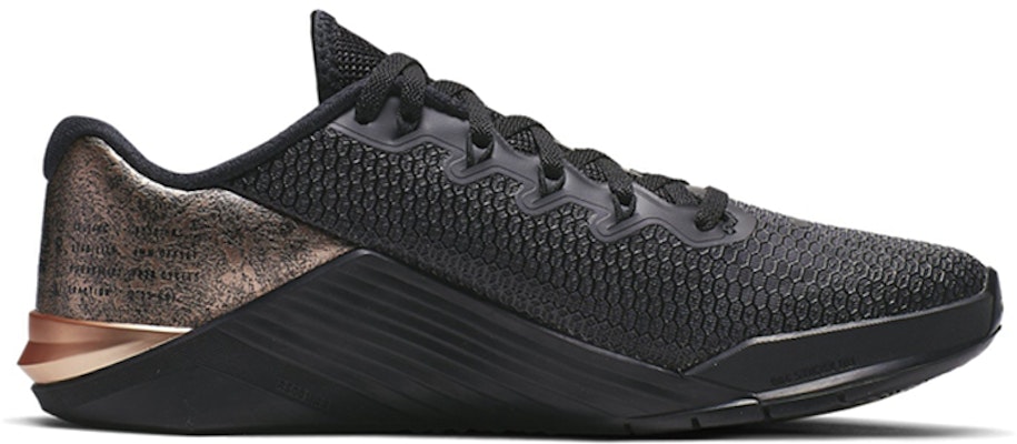 (W) Nike Metcon 5 'Hitam Emas Mawar' AT3145-060 Order (W) Nike Metcon 5 'Hitam Emas Mawar' AT3145-060
