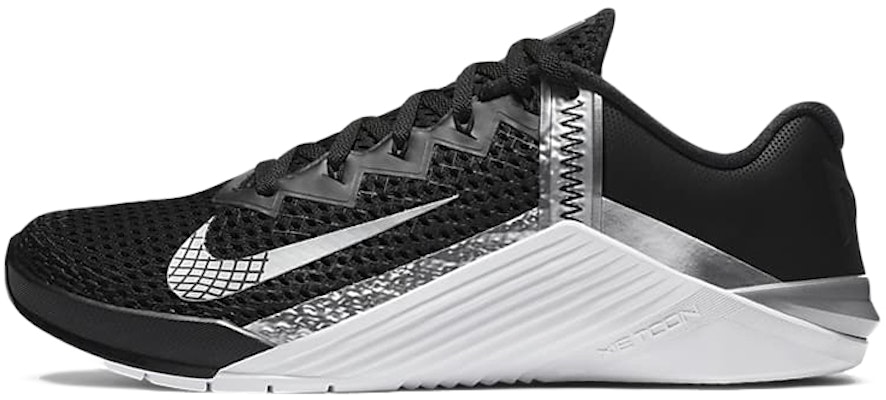 (Women) Nike Metcon 6 'Black Metallic Silver' AT3160-010 Buy (Women) Nike Metcon 6 'Black Metallic Silver' AT3160-010