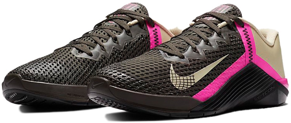 Nike Metcon 6 Hitam/Merah Muda/Cokelat CK9388-063 Lookbook Nike Metcon 6 Hitam/Merah Muda/Cokelat CK9388-063