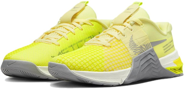 (W) Nike Metcon 8 'Citron Tint Cool Grey' Lelaki & Wanita DO9327-801 Lookbook (W) Nike Metcon 8 'Citron Tint Cool Grey' Lelaki & Wanita DO9327-801