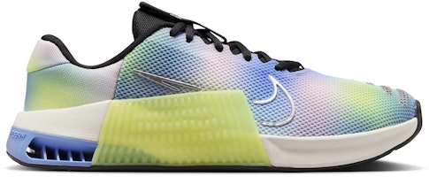 (Women) Nike Metcon 9 SE Black Light Lemon Twist Royal Pulse Metallic Silver HJ6211-001 (Women) Nike Metcon 9 SE Black Light Lemon Twist Royal Pulse Metallic Silver HJ6211-001