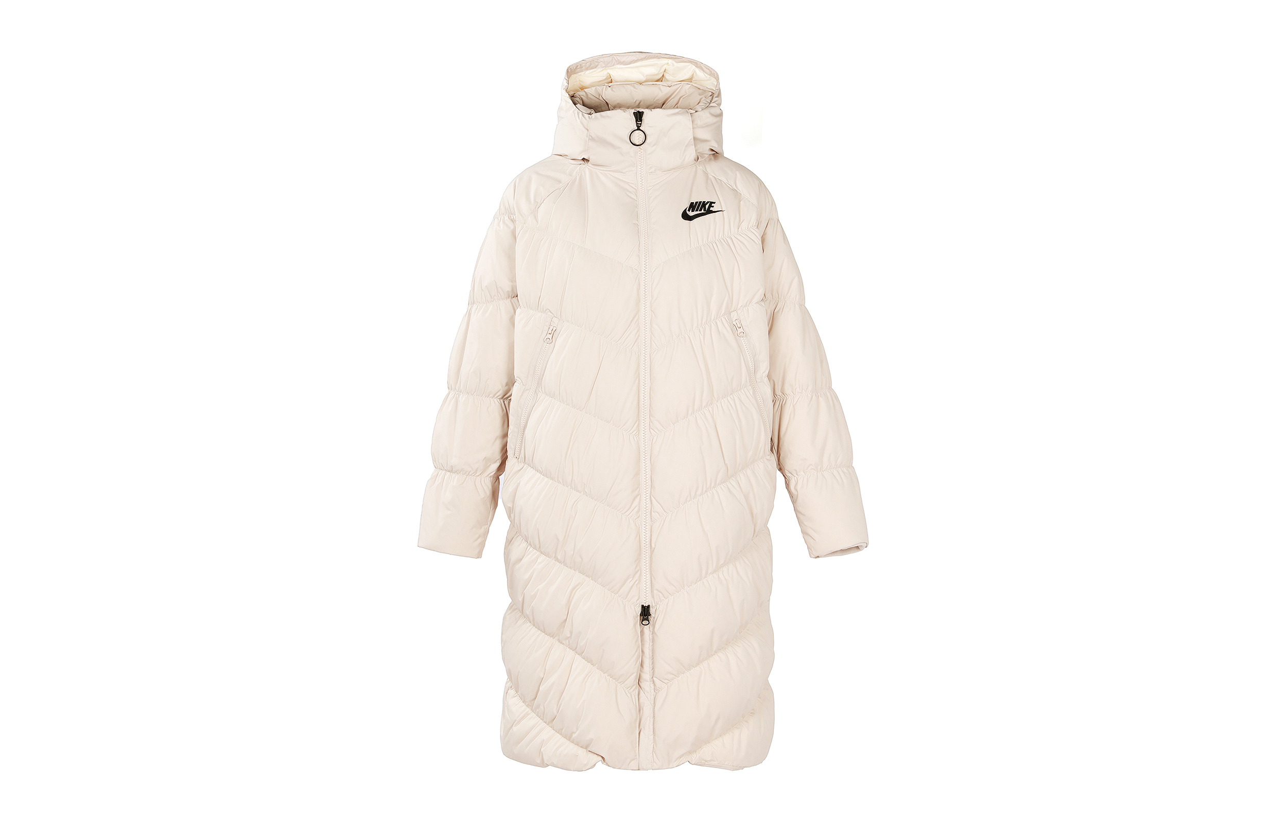 (Women) Nike Mid-Length Down Jacket Hoodie White Winter Coat CZ4069-008 圖 2