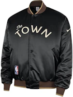 Nike NBA FW25 Golden State Warriors Woven Baseball Jacket HQ5764-010 Nike NBA FW25 Golden State Warriors Woven Baseball Jacket HQ5764-010