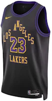 Nike NBA LeBron James #23 Lakers Fan Jersey 23-24 Season Basketball Tank Top DX8506-012 Nike NBA LeBron James #23 Lakers Fan Jersey 23-24 Season Basketball Tank Top DX8506-012