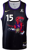 Nike NBA Toronto Raptors Vince Carter City Edition Sleeveless Jersey Black/Purple FQ4394-010 Nike NBA Toronto Raptors Vince Carter City Edition Sleeveless Jersey Black/Purple FQ4394-010