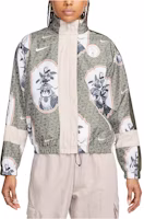 (Women) Nike Nigeria Essential Full-Print Stand-Collar Jacket Khaki DV1943-325 (Women) Nike Nigeria Essential Full-Print Stand-Collar Jacket Khaki DV1943-325