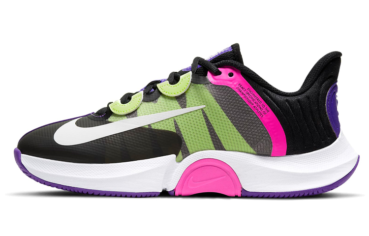 (W) Nike NikeCourt Air Zoom GP 'Fierce Purple Liquid Lime'