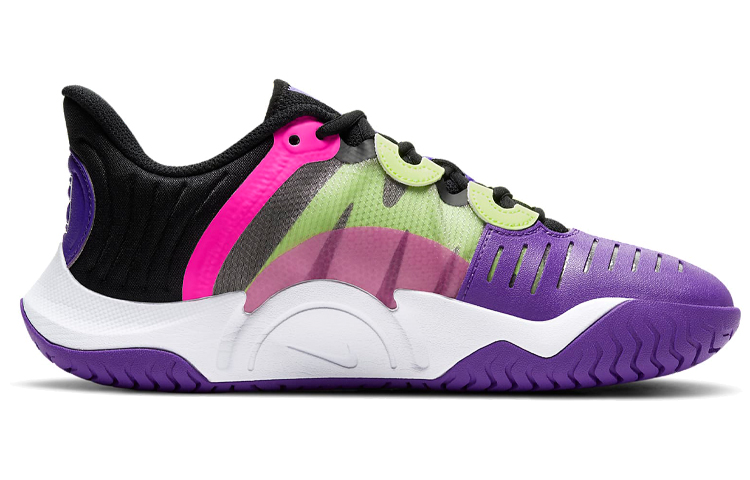 (W) Nike NikeCourt Air Zoom GP 'Fierce Purple Liquid Lime' 圖 2
