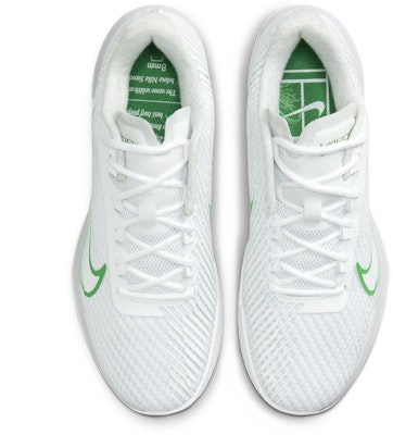 (Women) Nike NikeCourt Air Zoom Vapor 11 HC 'White Kelly Green' DR6965-102 Shop (Women) Nike NikeCourt Air Zoom Vapor 11 HC 'White Kelly Green' DR6965-102