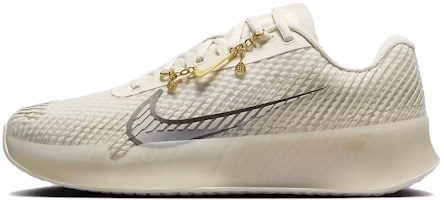 (Women) Nike NikeCourt Air Zoom Vapor 11 Premium HC 'Gold Flair Pack' FZ1420-100 (Women) Nike NikeCourt Air Zoom Vapor 11 Premium HC 'Gold Flair Pack' FZ1420-100