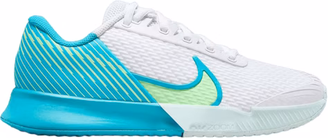 (Women) Nike NikeCourt Air Zoom Vapor Pro 2 'White Teal Lime' DR6192-103 (Women) Nike NikeCourt Air Zoom Vapor Pro 2 'White Teal Lime' DR6192-103