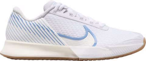 (Women) Nike NikeCourt Air Zoom Vapor Pro 2 HC 'White Light Blue' DR6192-106 (Women) Nike NikeCourt Air Zoom Vapor Pro 2 HC 'White Light Blue' DR6192-106
