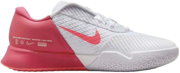 (W) Nike NikeCourt Air Zoom Vapor Pro 2 HC 白色紫紅 網球鞋 DR6192-107 Order (W) Nike NikeCourt Air Zoom Vapor Pro 2 HC 白色紫紅 網球鞋 DR6192-107