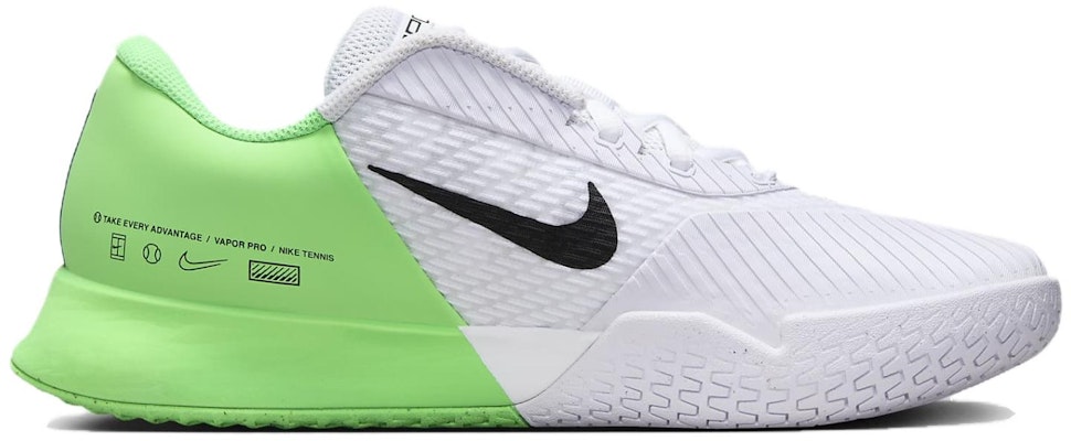 (Women) Nike NikeCourt Air Zoom Vapor Pro 2 HC 'White Poison Green' DR6192-105 Order (Women) Nike NikeCourt Air Zoom Vapor Pro 2 HC 'White Poison Green' DR6192-105