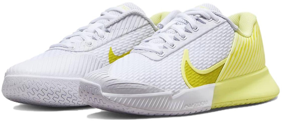 (Women) Nike Nikecourt Air Zoom Vapor Pro 2 HC 'White High Voltage' DR6192-104 Lookbook (Women) Nike Nikecourt Air Zoom Vapor Pro 2 HC 'White High Voltage' DR6192-104