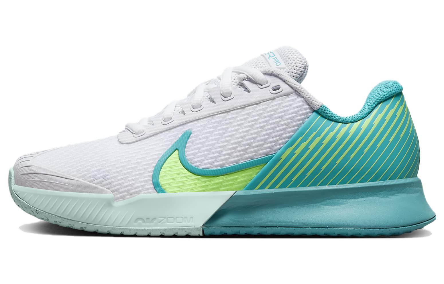(Women) Nike NikeCourt Air Zoom Vapor Pro 2 HC Wide 'White Teal Nebula' DZ2505-103