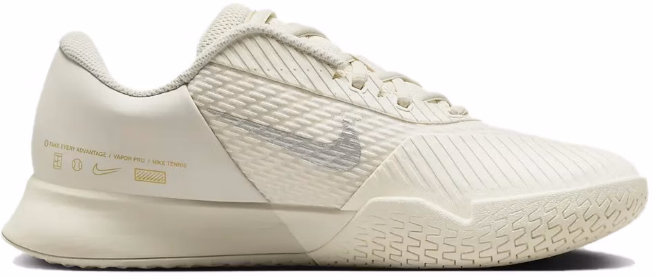 (Women) Nike NikeCourt Air Zoom Vapor Pro 2 Premium HC 'Gold Flair Pack' FZ1555-100 Order (Women) Nike NikeCourt Air Zoom Vapor Pro 2 Premium HC 'Gold Flair Pack' FZ1555-100