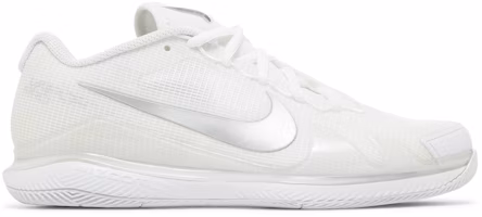 (Women) Nike NikeCourt Air Zoom Vapor Pro 'White Metallic Silver' CZ0222-108 (Women) Nike NikeCourt Air Zoom Vapor Pro 'White Metallic Silver' CZ0222-108