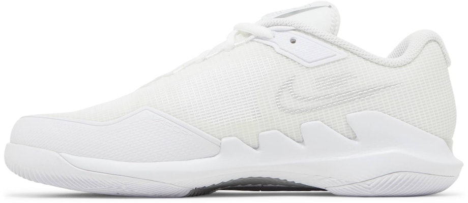 (Women) Nike NikeCourt Air Zoom Vapor Pro 'White Metallic Silver' CZ0222-108 Lookbook (Women) Nike NikeCourt Air Zoom Vapor Pro 'White Metallic Silver' CZ0222-108