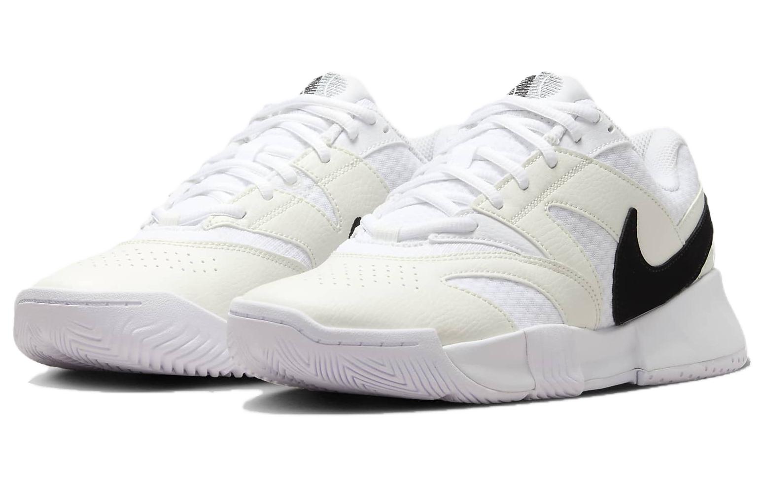 Shop (W) 나이키 코트 라이트 4 '화이트 블랙' (Nike Court Lite 4 'White Black') FD6575-100