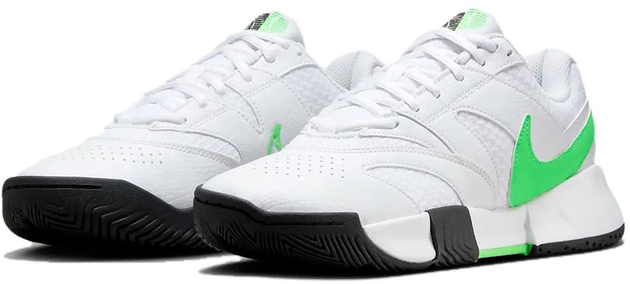 (W) Nike NikeCourt Lite 4 'Putih Hijau Racun' FD6575-105 Lookbook (W) Nike NikeCourt Lite 4 'Putih Hijau Racun' FD6575-105