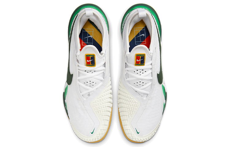 Shop 耐吉 Court React Vapor NXT 耐磨防滑網球鞋 女款 白綠