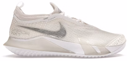 (Women) Nike NikeCourt React Vapor NXT 'White Metallic Silver' CV0742-100 (Women) Nike NikeCourt React Vapor NXT 'White Metallic Silver' CV0742-100
