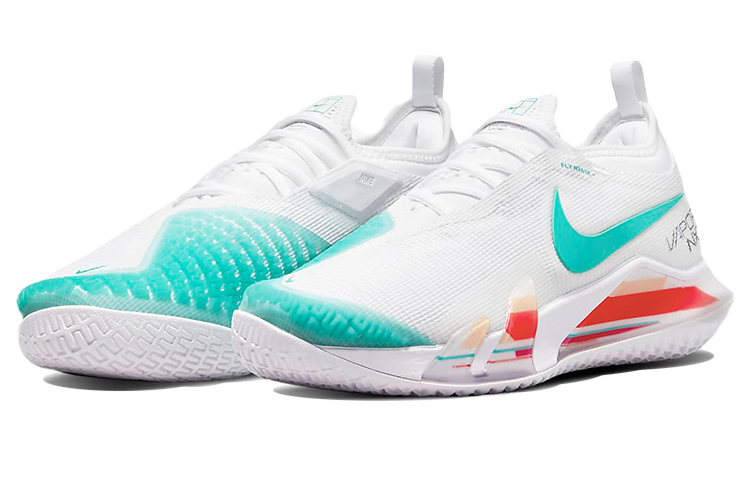 Lookbook (W) 나이키 코트 리액트 베이퍼 NXT '화이트 티얼 레드' CV0742-136