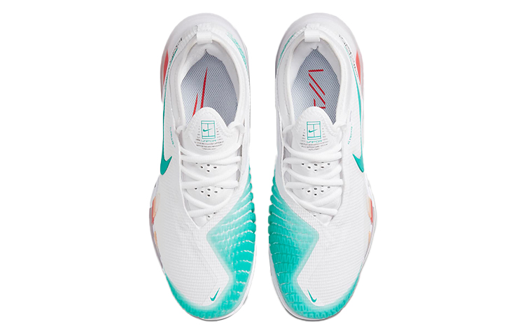 Shop (W) 나이키 코트 리액트 베이퍼 NXT '화이트 티얼 레드' CV0742-136