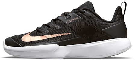 (Women) Nike NikeCourt Vapor Lite 'Black Metallic Red Bronze' DC3431-033 (Women) Nike NikeCourt Vapor Lite 'Black Metallic Red Bronze' DC3431-033