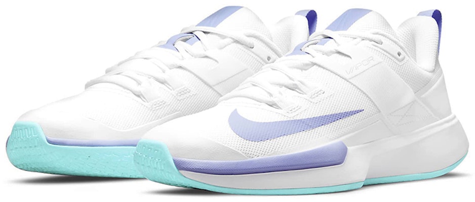 (W) Nike NikeCourt Vapor Lite 'Putih Ungu Pulse' DC3431-124 Lookbook (W) Nike NikeCourt Vapor Lite 'Putih Ungu Pulse' DC3431-124