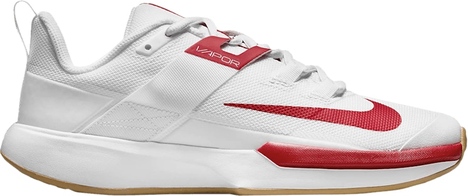 Nike Court Vapor Lite 生膠 減震防滑 低筒網球鞋 女款 白紅 Buy Nike Court Vapor Lite 生膠 減震防滑 低筒網球鞋 女款 白紅