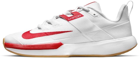 (Women) Nike NikeCourt Vapor Lite 'White University Red' DC3431-188 (Women) Nike NikeCourt Vapor Lite 'White University Red' DC3431-188