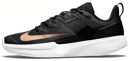 (Women) Nike NikeCourt Vapor Lite Clay 'Black Metallic Red Bronze' DH2945-024 (Women) Nike NikeCourt Vapor Lite Clay 'Black Metallic Red Bronze' DH2945-024