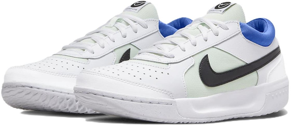 (Women) Nike NikeCourt Zoom Lite 3 'White Blue Green' DH1042-103 Lookbook (Women) Nike NikeCourt Zoom Lite 3 'White Blue Green' DH1042-103