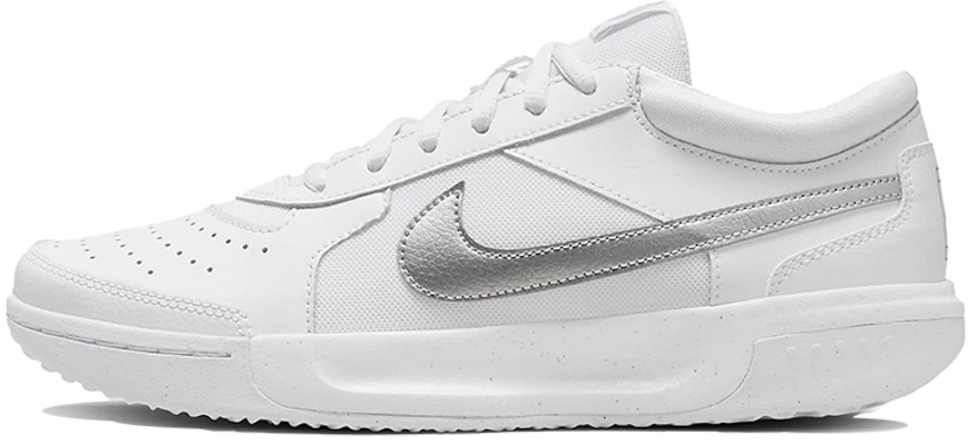 (Women) Nike NikeCourt Zoom Lite 3 'White Metallic Silver' DH1042-101 Buy (Women) Nike NikeCourt Zoom Lite 3 'White Metallic Silver' DH1042-101