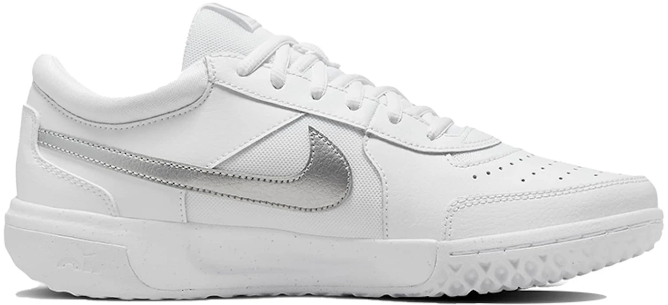 (W) Nike NikeCourt Zoom Lite 3 'Blanco Plateado Metálico' DH1042-101 Lookbook (W) Nike NikeCourt Zoom Lite 3 'Blanco Plateado Metálico' DH1042-101