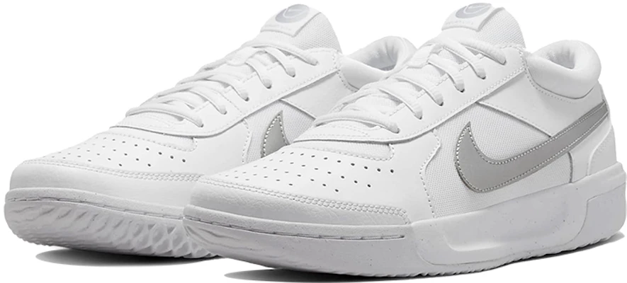 (W) Nike NikeCourt Zoom Lite 3 'Blanco Plateado Metálico' DH1042-101 Shop (W) Nike NikeCourt Zoom Lite 3 'Blanco Plateado Metálico' DH1042-101