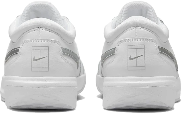 (W) Nike NikeCourt Zoom Lite 3 'Blanco Plateado Metálico' DH1042-101 Details for (W) Nike NikeCourt Zoom Lite 3 'Blanco Plateado Metálico' DH1042-101