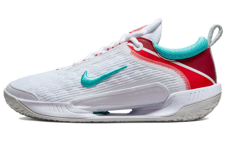 (Women) Nike NikeCourt Zoom NXT 'White Habanero Red Teal' DH0222-136