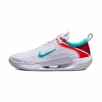 (W) Nike NikeCourt Zoom NXT 'White Habanero Red Teal'