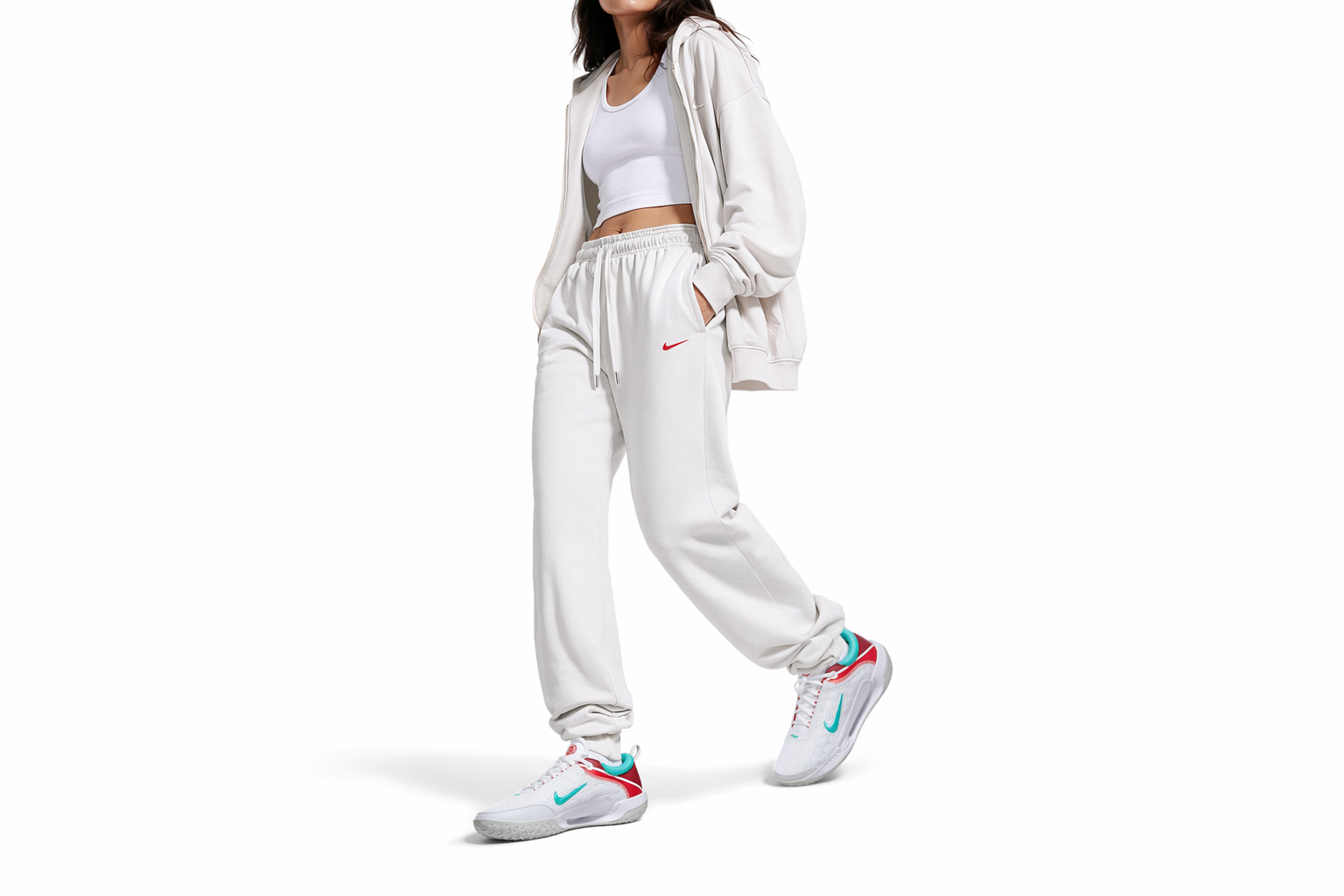 Order (Women) Nike NikeCourt Zoom NXT 'White Habanero Red Teal' DH0222-136