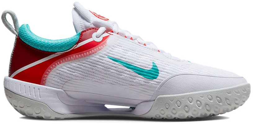 (Women) Nike NikeCourt Zoom NXT 'White Habanero Red Teal' DH0222-136 Order (Women) Nike NikeCourt Zoom NXT 'White Habanero Red Teal' DH0222-136
