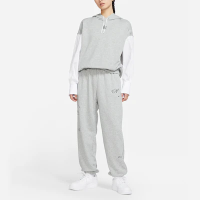 (Women) Nike NSW Icon Clash Fleece Hoodie Casual Knit Pullover - Grey DD5053-063 Shop (Women) Nike NSW Icon Clash Fleece Hoodie Casual Knit Pullover - Grey DD5053-063