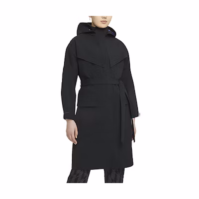 (Women) Nike NSW Tech Pack Oversized Waterproof Multi-Pocket Mid-Length Jacket Black CZ8933-010