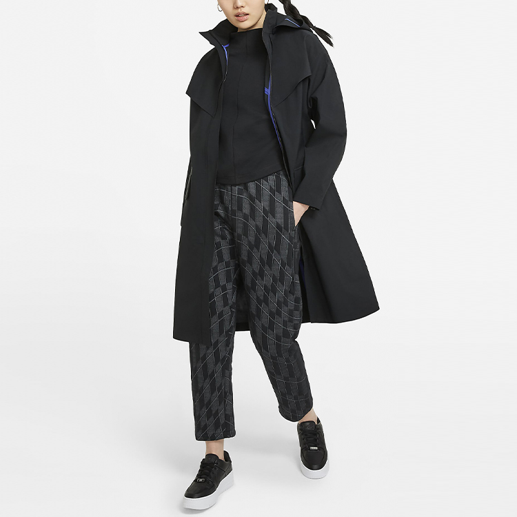 (Women) Nike NSW Tech Pack Oversized Waterproof Multi-Pocket Mid-Length Jacket Black CZ8933-010 圖 4
