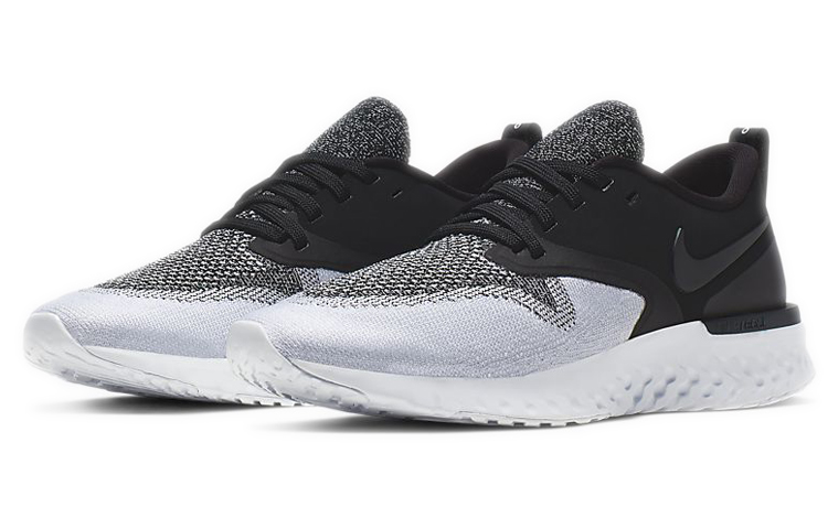 Lookbook (W) Nike Odyssey React 2 Flyknit ''Schwarz Weiß'' AH1016-007