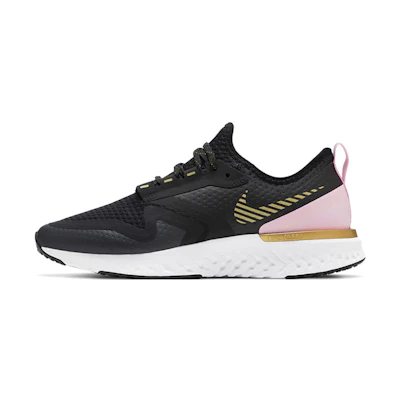 (W) Nike Odyssey React 2 Shield 'Black Metallic Gold'