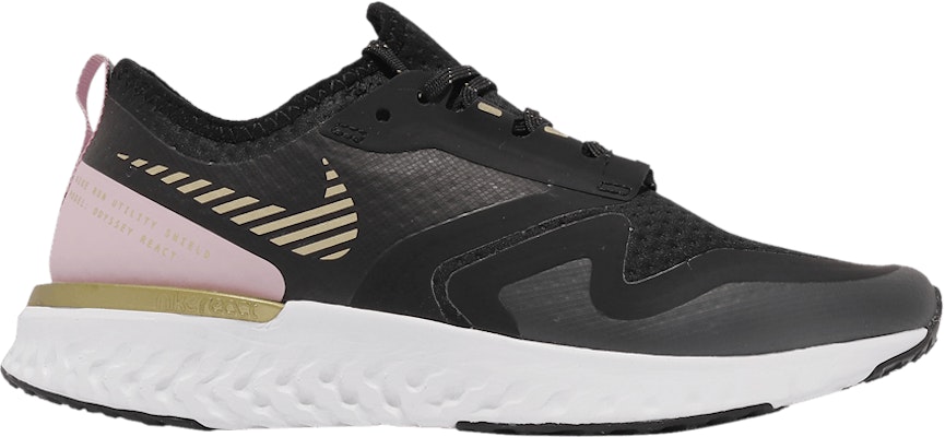 Buy Women Nike Odyssey React 2 Shield Black Metallic Gold CU3000 071 Novelship