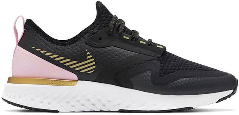 (W) Nike Odyssey React 2 Shield 'Negro Oro Metálico' CU3000-071 Order (W) Nike Odyssey React 2 Shield 'Negro Oro Metálico' CU3000-071